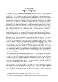 Chapter 6 Signed Languages