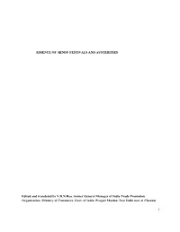 Essence of Hindu Festivals & Austerities