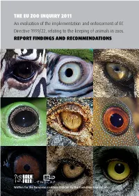 EU Zoo Inquiry Report Findings and Recommendations