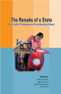 Post-Conflict Challenges and State Building in Nepal