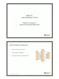 Recurrent Neural Networks
