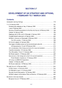 Section 3.7 Development of Uk Strategy and Options, 1