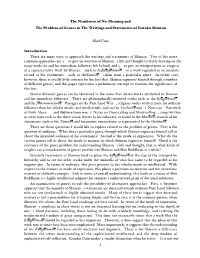 The Nembutsu of No-Meaning and the Problem of Genres in the Writings and Statements of Gutoku Shinran
