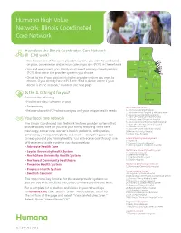 Humana High Value Network: Illinois Coordinated Care Network