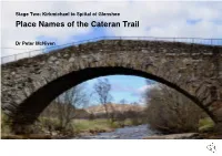 Kirkmichael to Spittal of Glenshee Place Names of the Cateran Trail