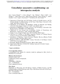 Unicellular Associative Conditioning: an Interspecies Analysis