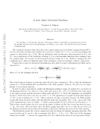 A New Entire Factorial Function