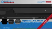 Fingerprint Cards AB – FPC1268 1 Table of Contents