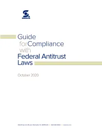 Guide Forcompliance with Federal Antitrust Laws