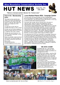 HUT NEWS Issue No