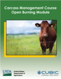 Open Burning Site Evaluation