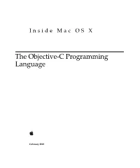 The Objective-C Programming Language