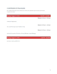 Conference Program