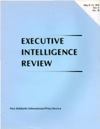 Executive Intelligence Review, Volume 5, Number 18, May 9, 1978
