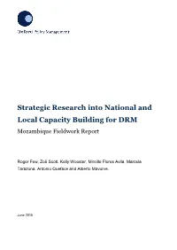 Mozambique Fieldwork Report
