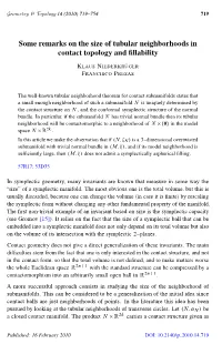 Some Remarks on the Size of Tubular Neighborhoods in Contact Topology and ﬁllability