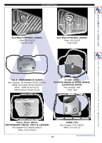 CVT and ECVT Filters