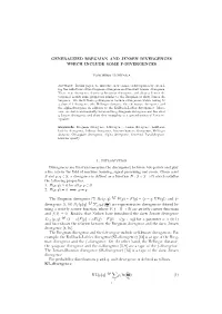 Generalized Bregman and Jensen Divergences Which Include Some F-Divergences