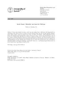Kant's Hand, Chirality and Convex Polytopes
