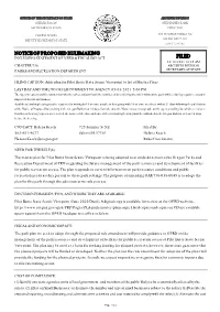 Notice of Proposed Rulemaking