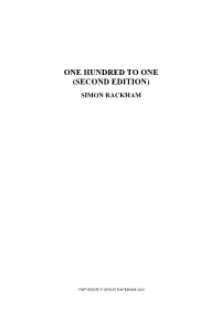 One Hundred to One (Second Edition)
