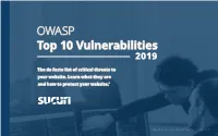Top 10 Vulnerabilities OWASP