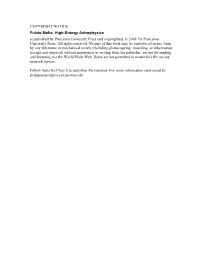 COPYRIGHT NOTICE: Fulvio Melia: High-Energy Astrophysics Is Published by Princeton University Press and Copyrighted, © 2009, by Princeton University Press