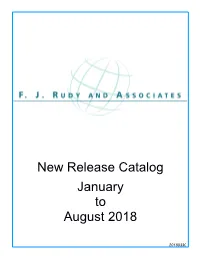 F.J. Rudy and Associates 1132 Del Mar Drive Palatine, Illinois 60067 Phone: +1 847 287 9028 Skype: Fred.Rudy37 Fred.Rudy@Fjrudyandassociates.Com