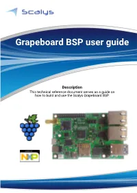 Grapeboard BSP User Guide