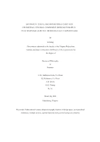 Graphical Tools, Incorporating Cost and Optimizing Central Composite Designs for Split- Plot Response Surface Methodology Experiments