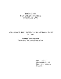 The Libertarian Case for a Universal Basic Income.”