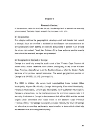 92 Chapter 6 Research Context 6.1 Introduction This Chapter Outlines