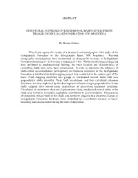 Abstract Structural Controls on Extensional