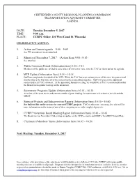Agenda & Packet