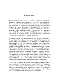 Contributors