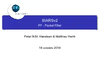Siarsv2 PF - Packet Filter