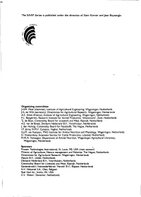The EAAP Series Is Published Under the Direction of Siem Korver and Jean Boyazoglu