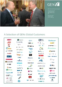 A Selection of Gens Global Customers
