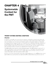 Chapter 4: Systemwide Context of The
