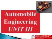 Operation, Sketch 5. Propeller Shaft, Slip Joint, Universal Joint 6. Differential – Operation, Sketch 7