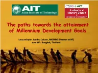 The Paths Towards the Attainment of Millennium Development Goals