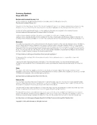 The Unicode Standard, Version 13.0 This File Contains an Excerpt from the Character Code Tables and List of Character Names for the Unicode Standard, Version 13.0