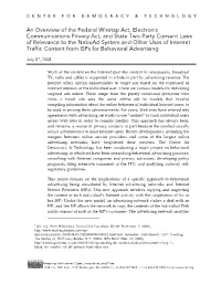 An Overview of the Federal Wiretap Act, Electronic Communications