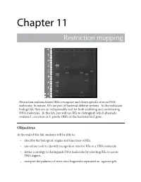 Chapter 11 Restriction Mapping