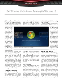 Get Windows Media Center Running on Windows 10