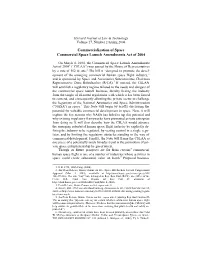 The Commercial Space Launch Amendments Act of 2004, H.R