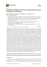 An Efficient Method to Predict Compressibility Factor of Natural