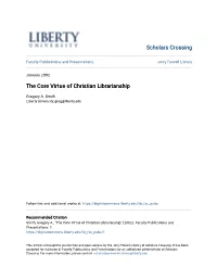 The Core Virtue of Christian Librarianship