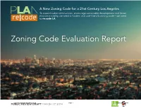 Zoning Code Evaluation Report