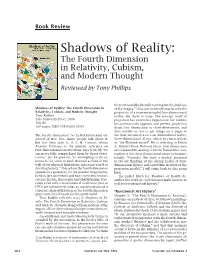 Book Review: Shadows of Reality: the Fourth Dimension in Relativity, Cubism, and Modern Thought, Volume 54, Number 4